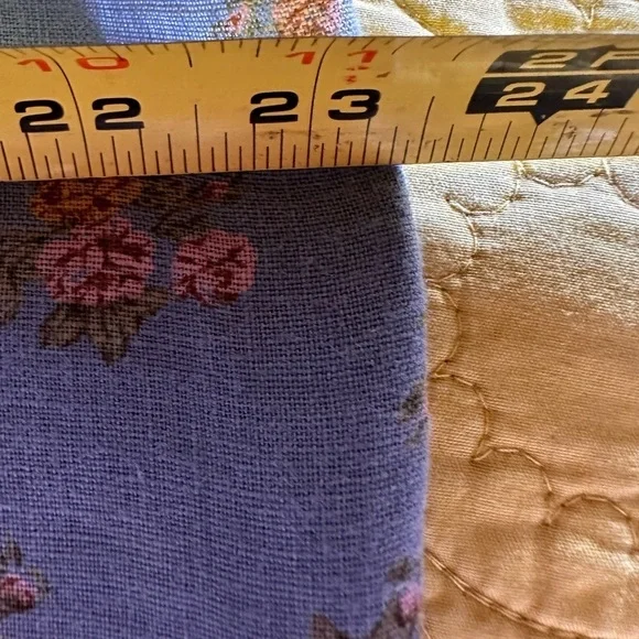 XXL Italian linen floral dress, bought in Aux France NWOT . Gorgeous periwinkle - Picture 7 of 9